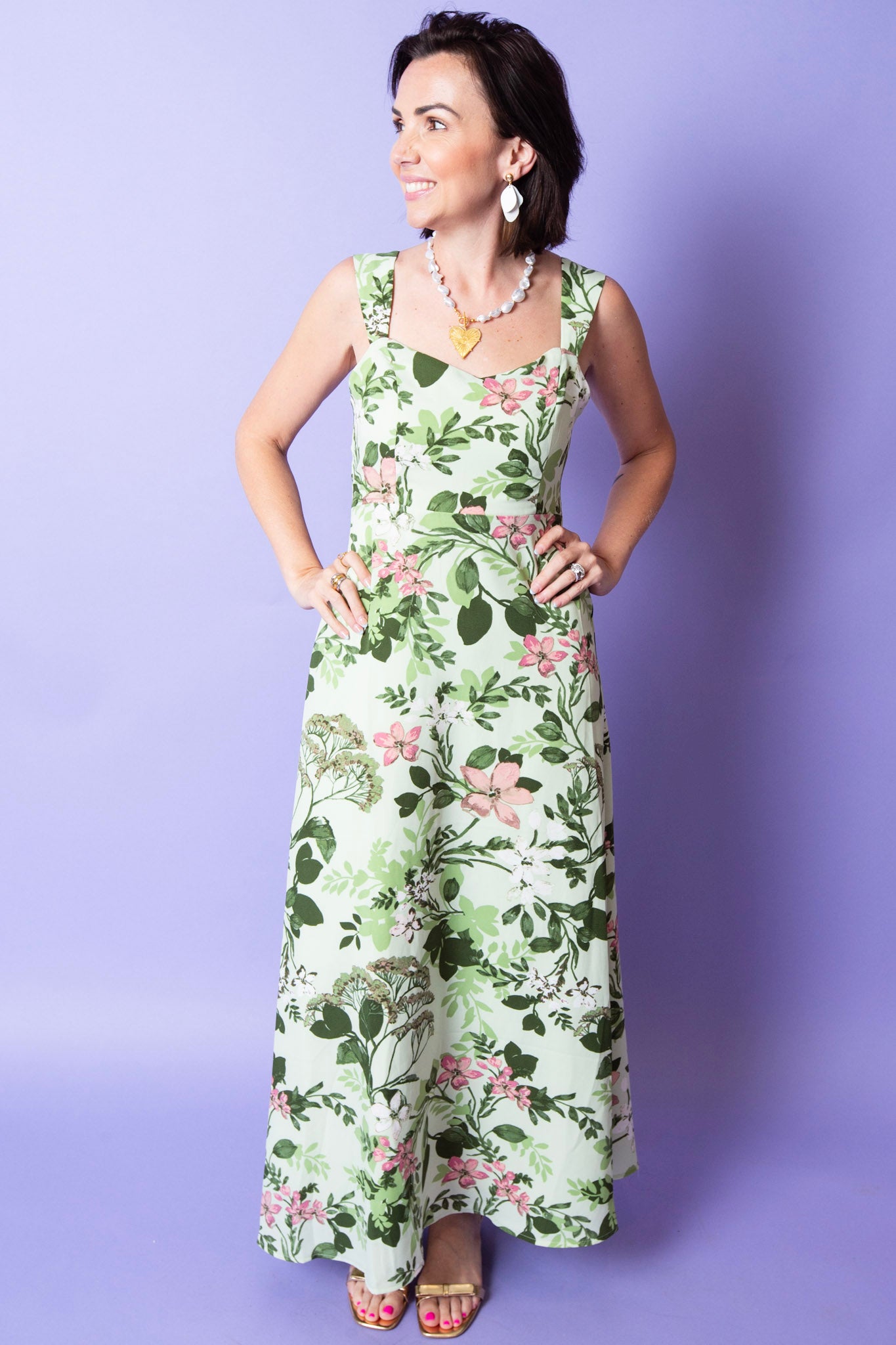 Green Goddess Maxi Dress