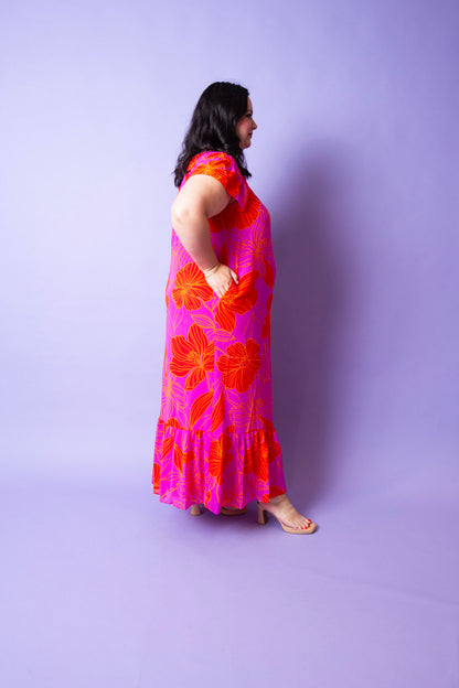 Hibiscus Haze Dress