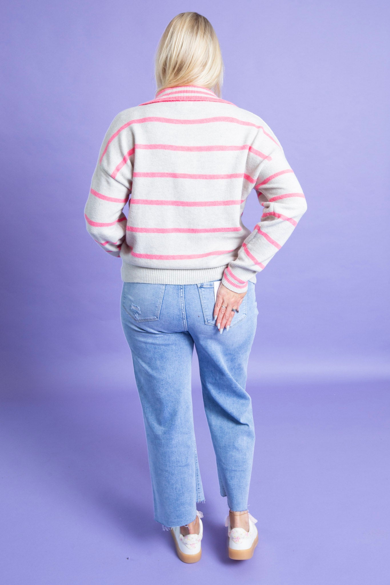 Rose Fog Sweater