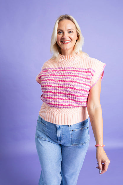 Twisted Stripes Top
