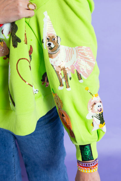 Queen of Sparkles | Halloween Dogs Sweatshirt