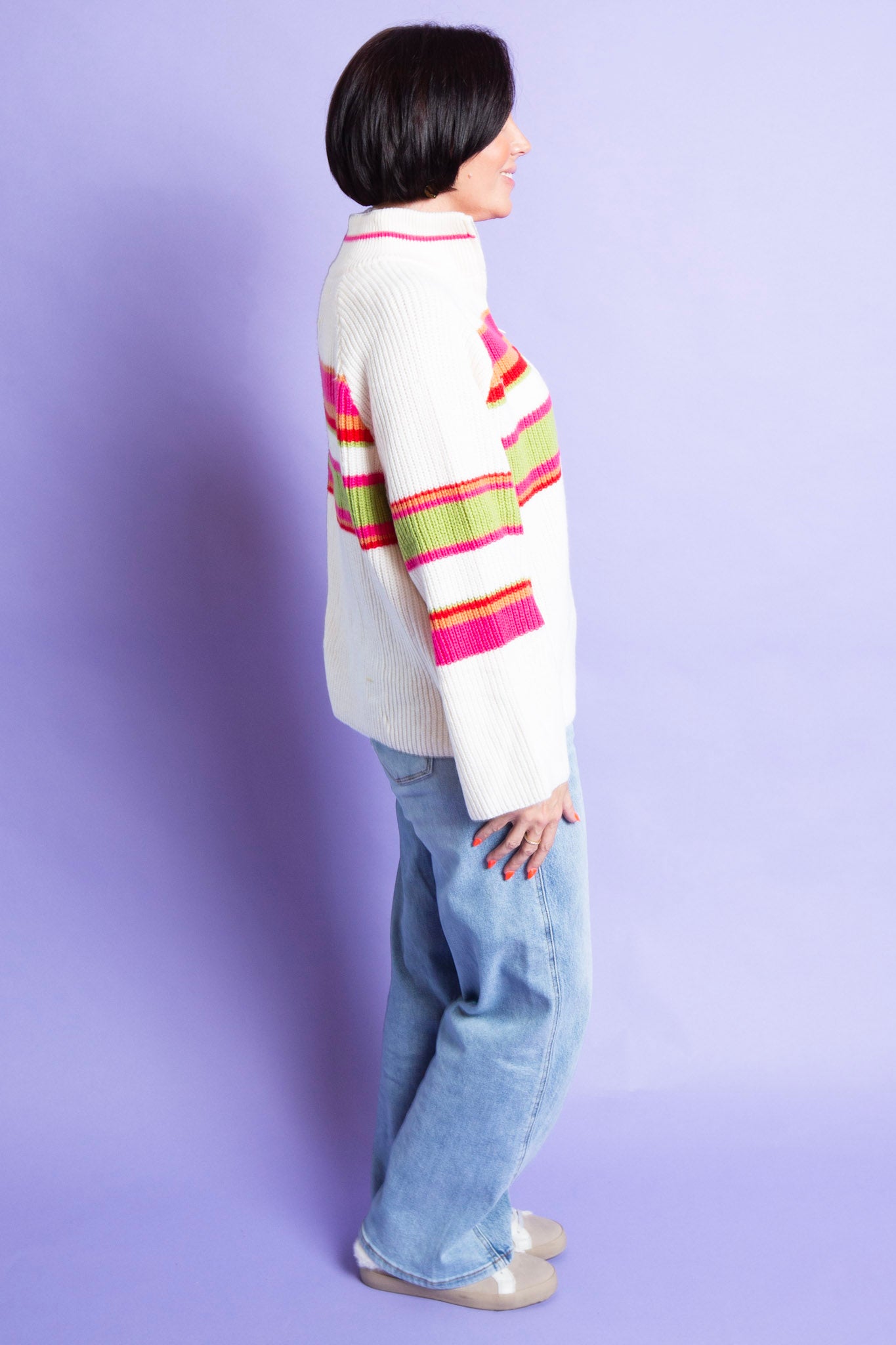 Ginny Half Zip Sweater