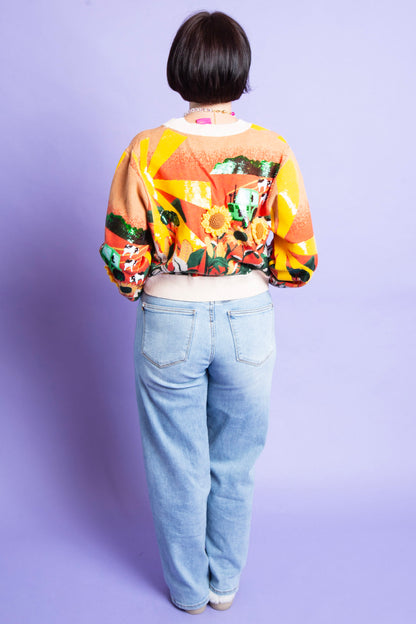 QUEEN OF SPARKLES | Sunflower Cardigan