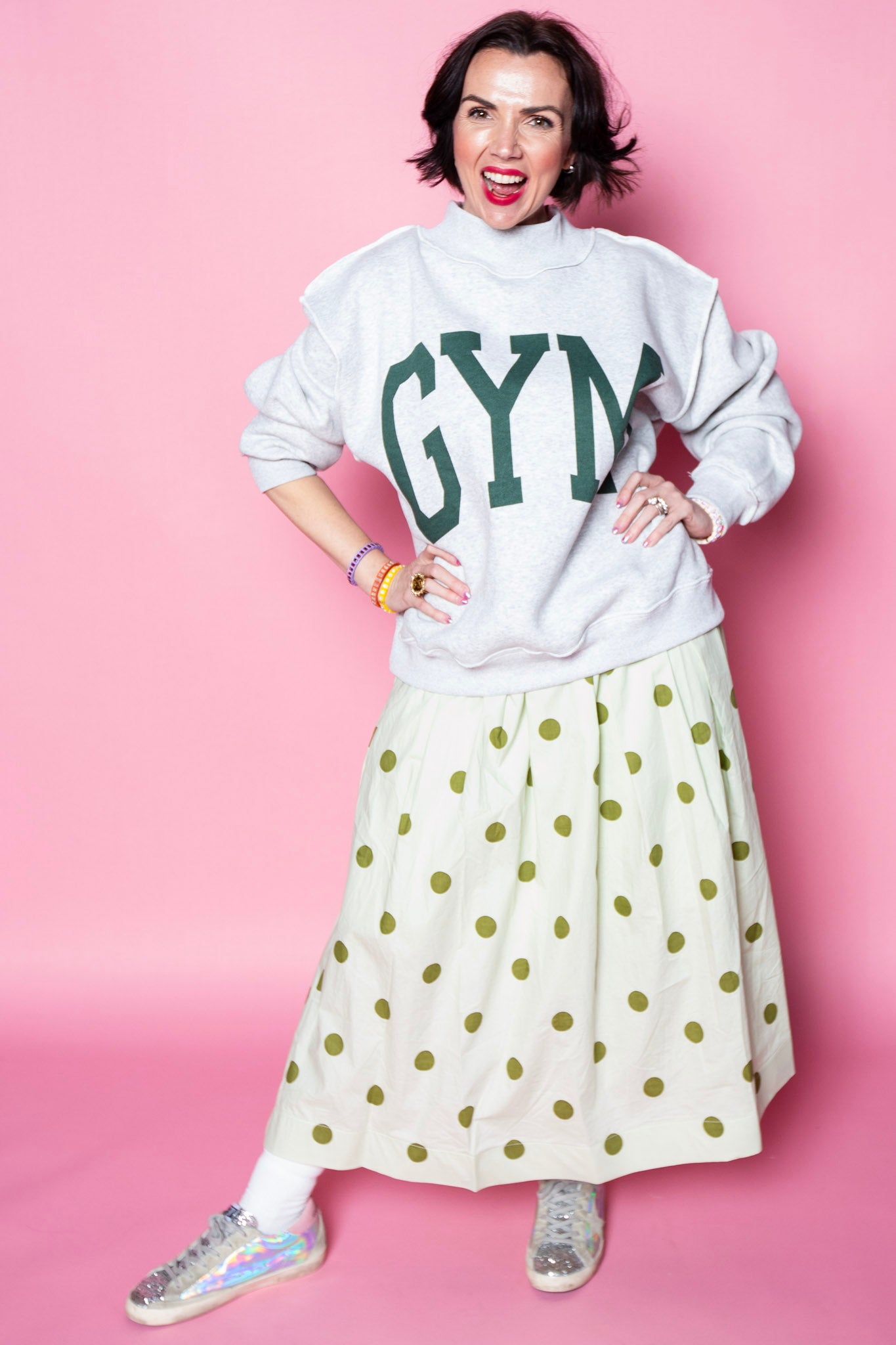 Gym & Bed Reversible Mockneck Sweatshirt