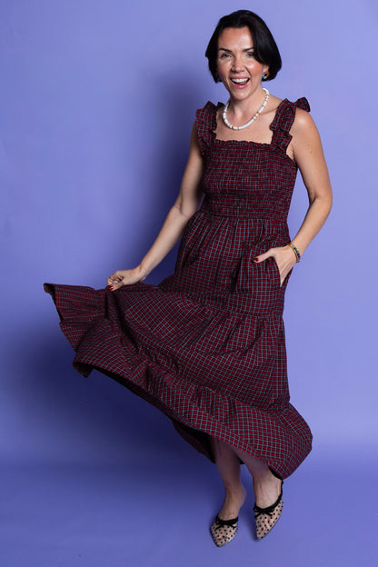 Ruby Plaid Dress