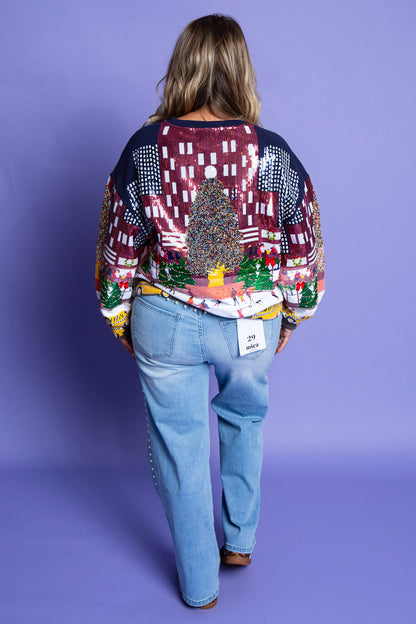 QUEEN OF SPARKLES | Rockefeller Center at Christmas Sweatshirt