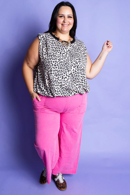 Ivory Leopard Top | Reg & Plus