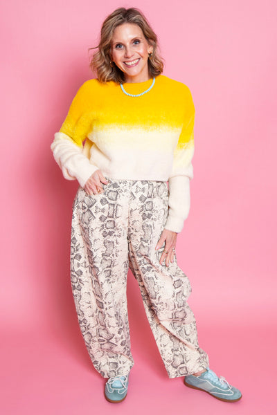 Snake Print Pants | Reg & Plus