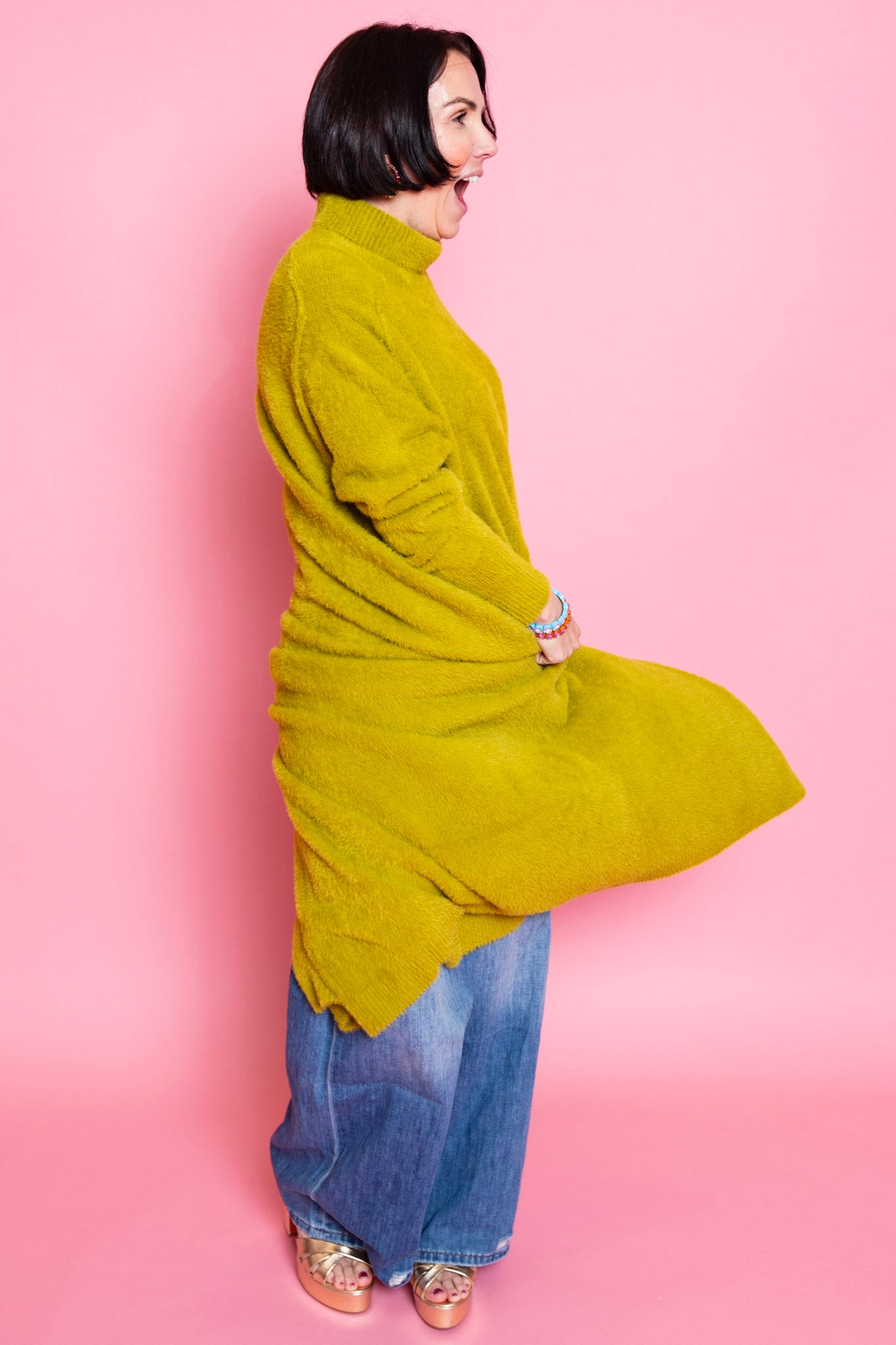 Evergreen Sweater Split