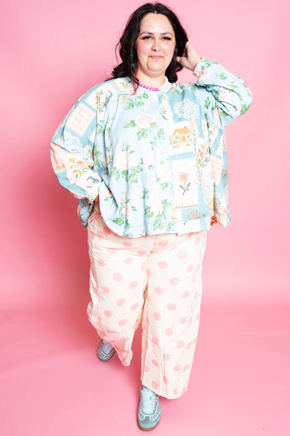 Garden Patchwork Top | Reg & Plus