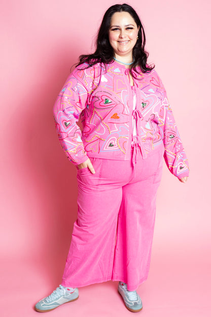 Pink Tide Pants | Reg & Plus