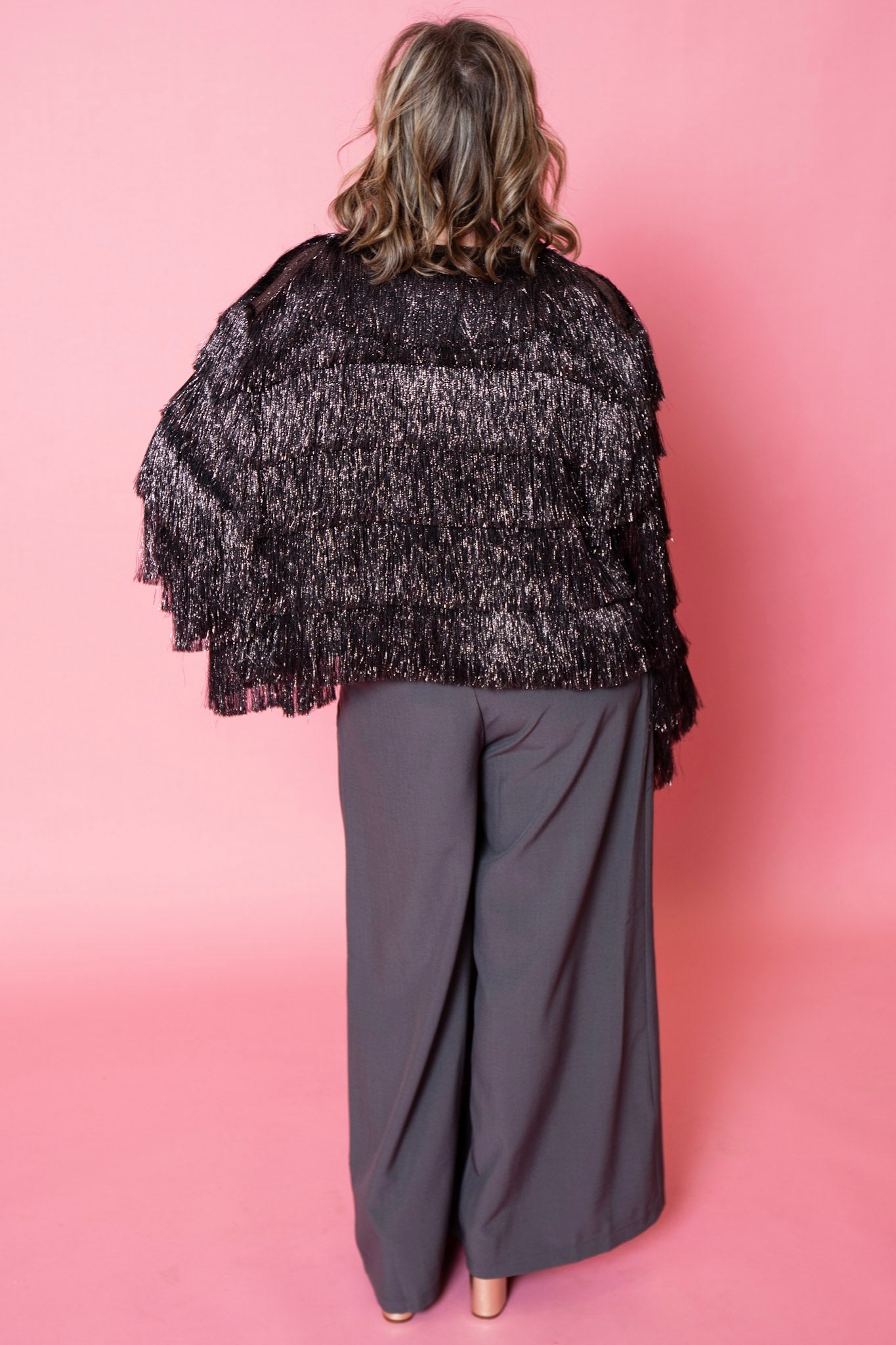 Fringe Layered Jacket