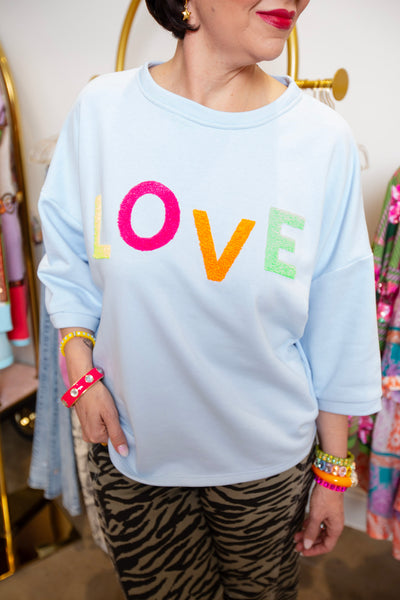 Love Chenille Stitched Top