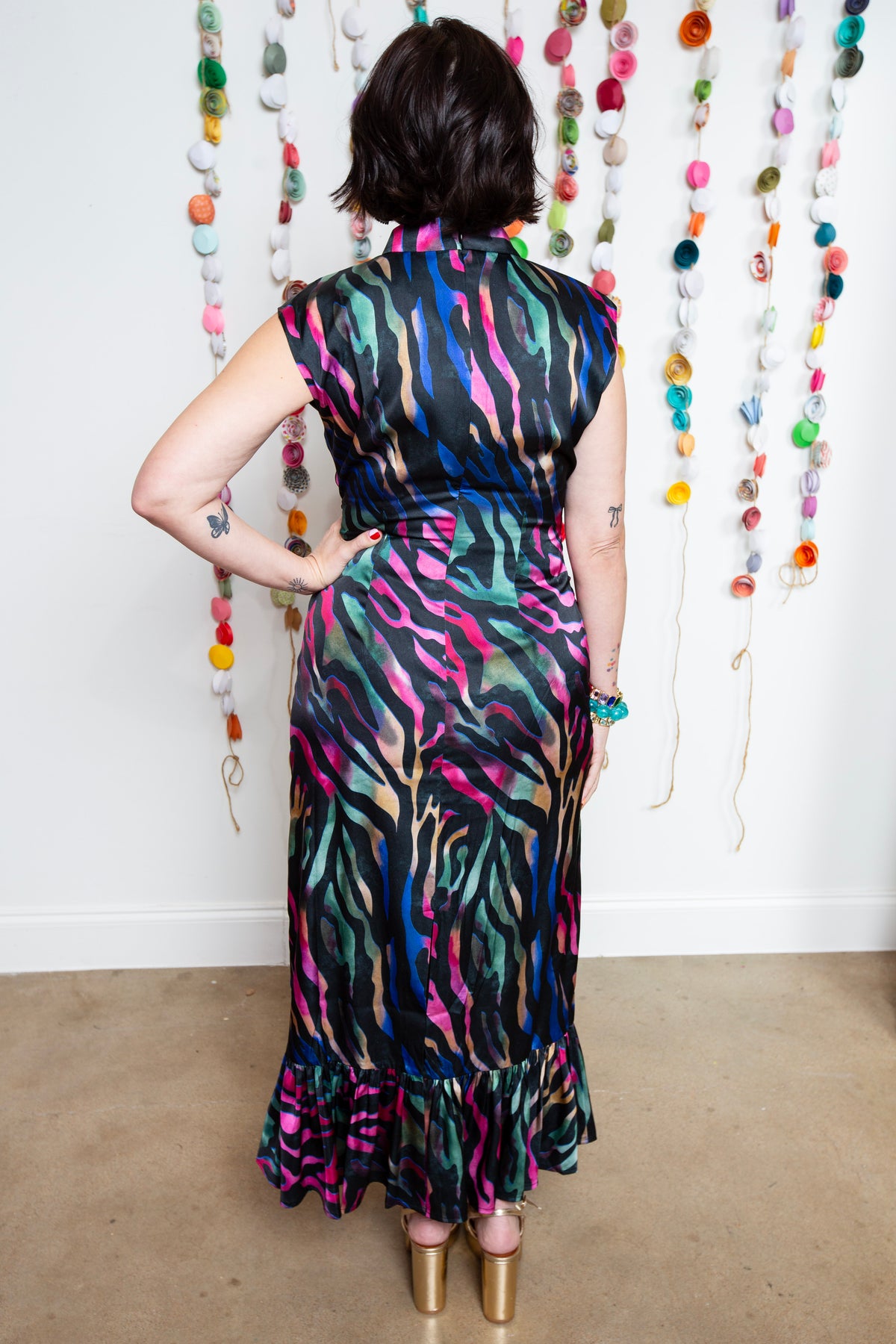 Alden Adair | Estelle Prism Zebra Dress