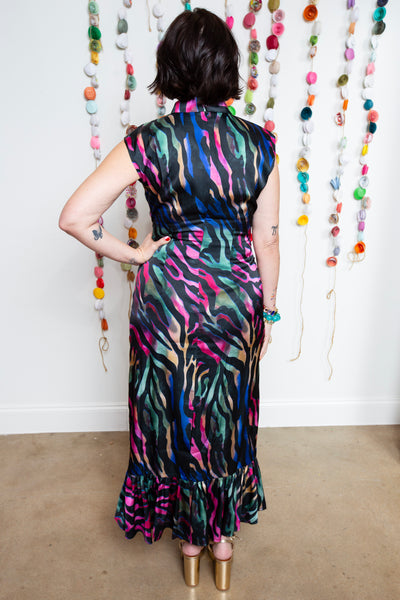 Alden Adair | Estelle Prism Zebra Dress
