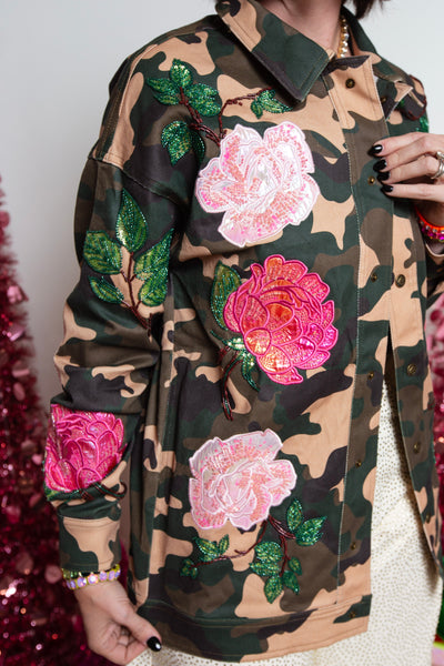Brianna Cannon | Camo Floral Jacket