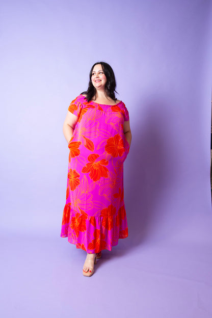 Hibiscus Haze Dress