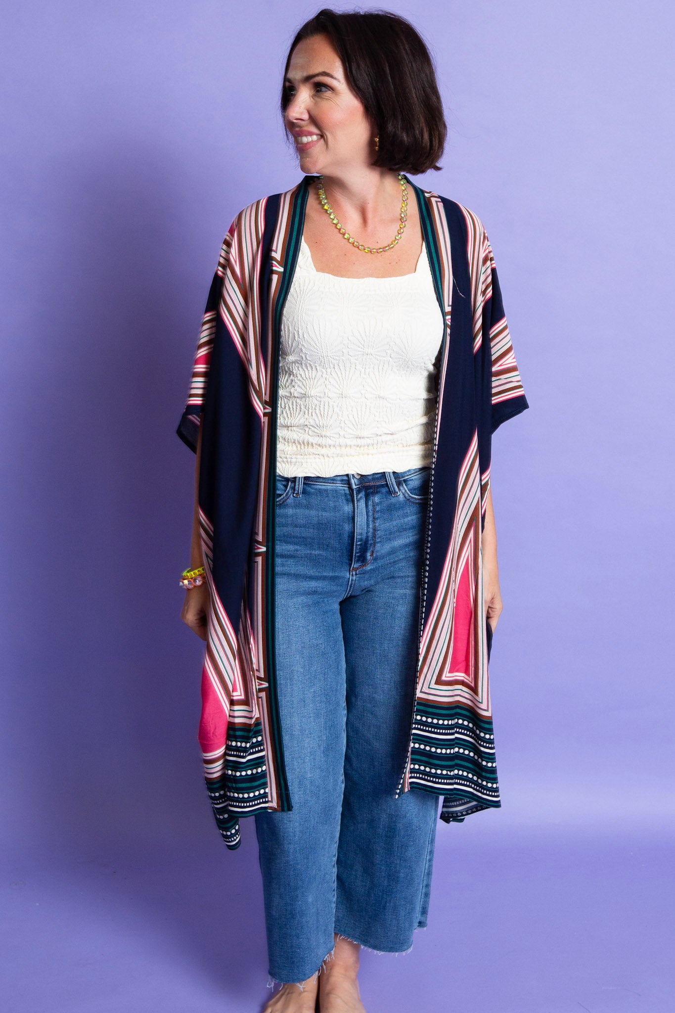 In the City of Paradise Kimono