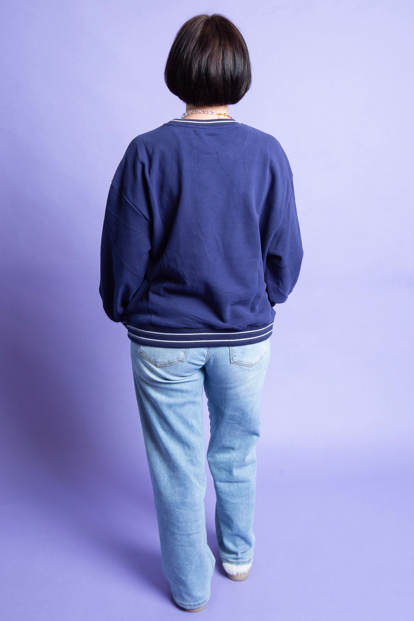 Queen of Sparkles | Navy Golden Retriever Sweatshirt