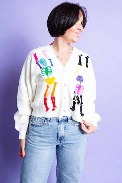 QUEEN OF SPARKLES WOMEN | Rainbow Halloween Skeleton
