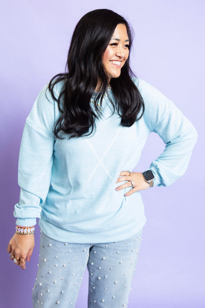 Jenna Classic Top | Blue