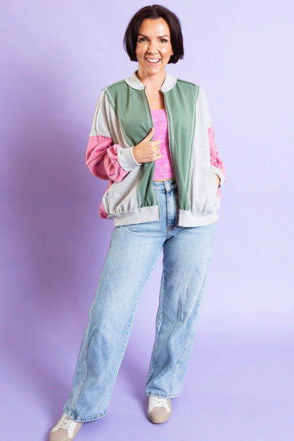 Mixed Signals Zip up