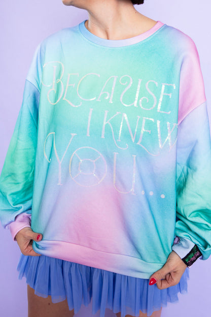QUEEN OF SPARKLES | Because I Knew You Sweater