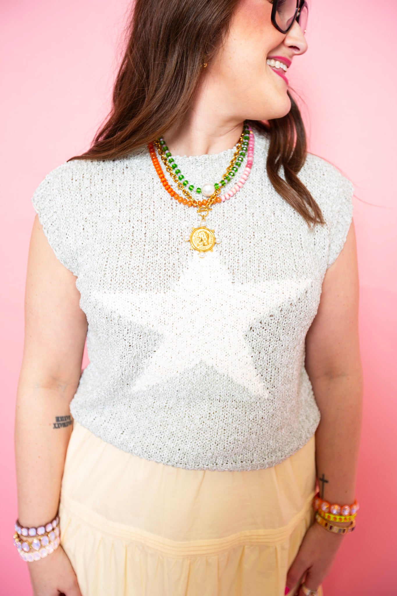 Lucky Star Knit Tank