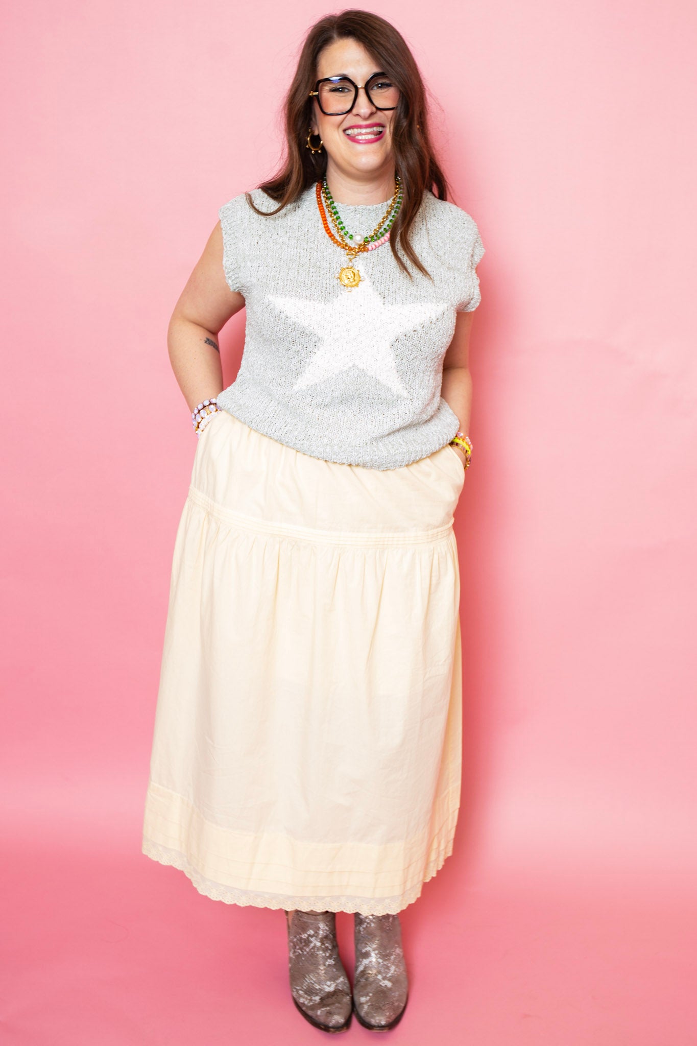 Lucky Star Knit Tank