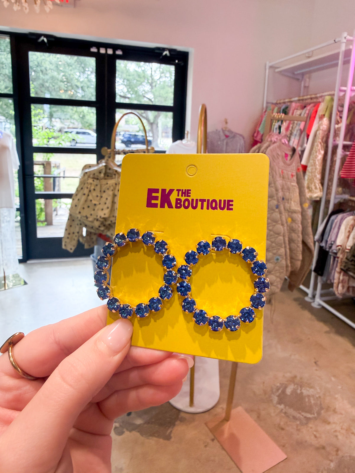 Circle Bling Earrings