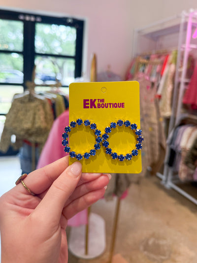 Circle Bling Earrings