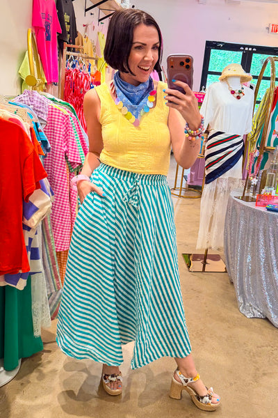 Chap and Graham | Striped Ease Skirt