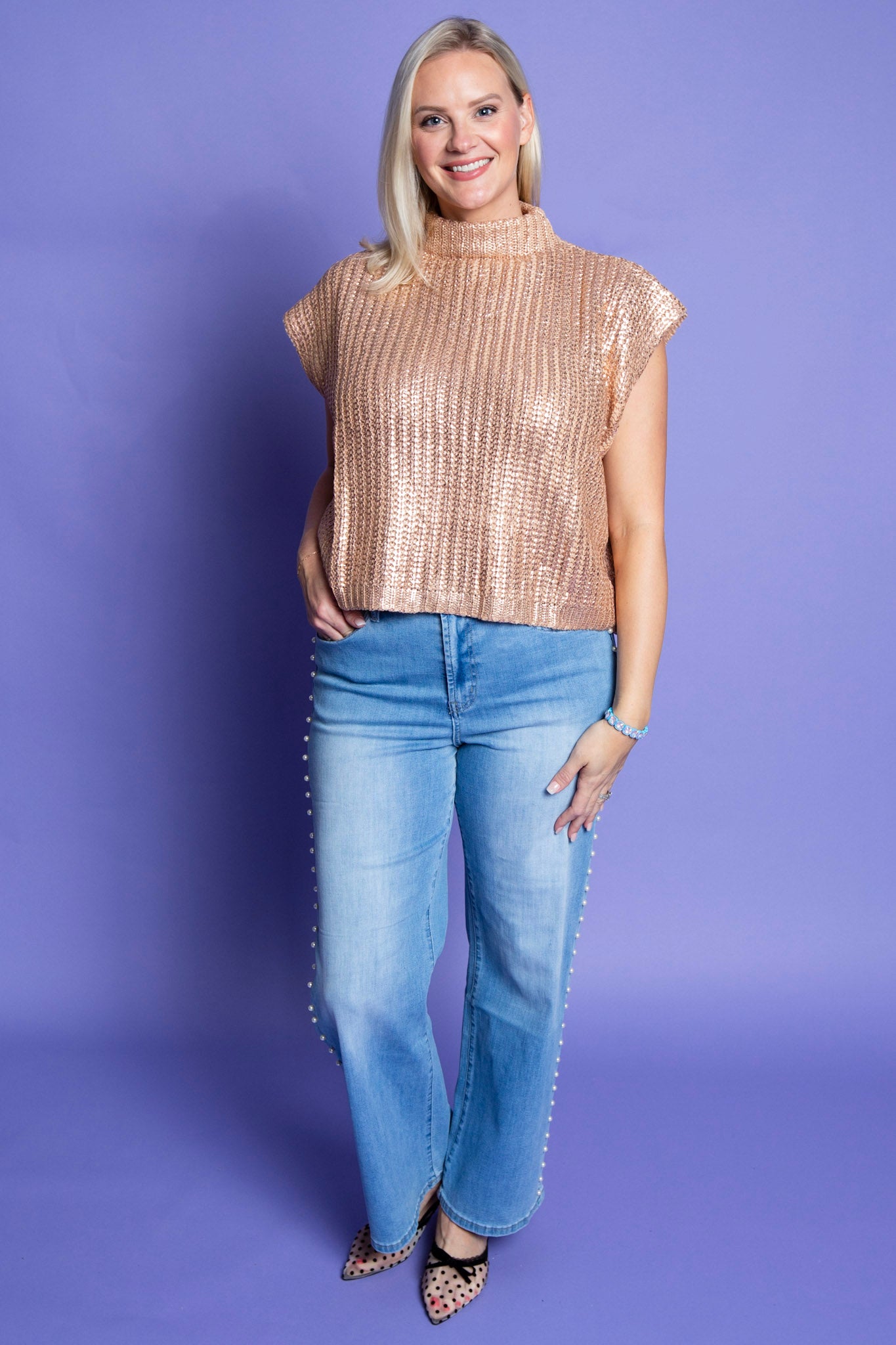 Sylvia Bronze Sweater