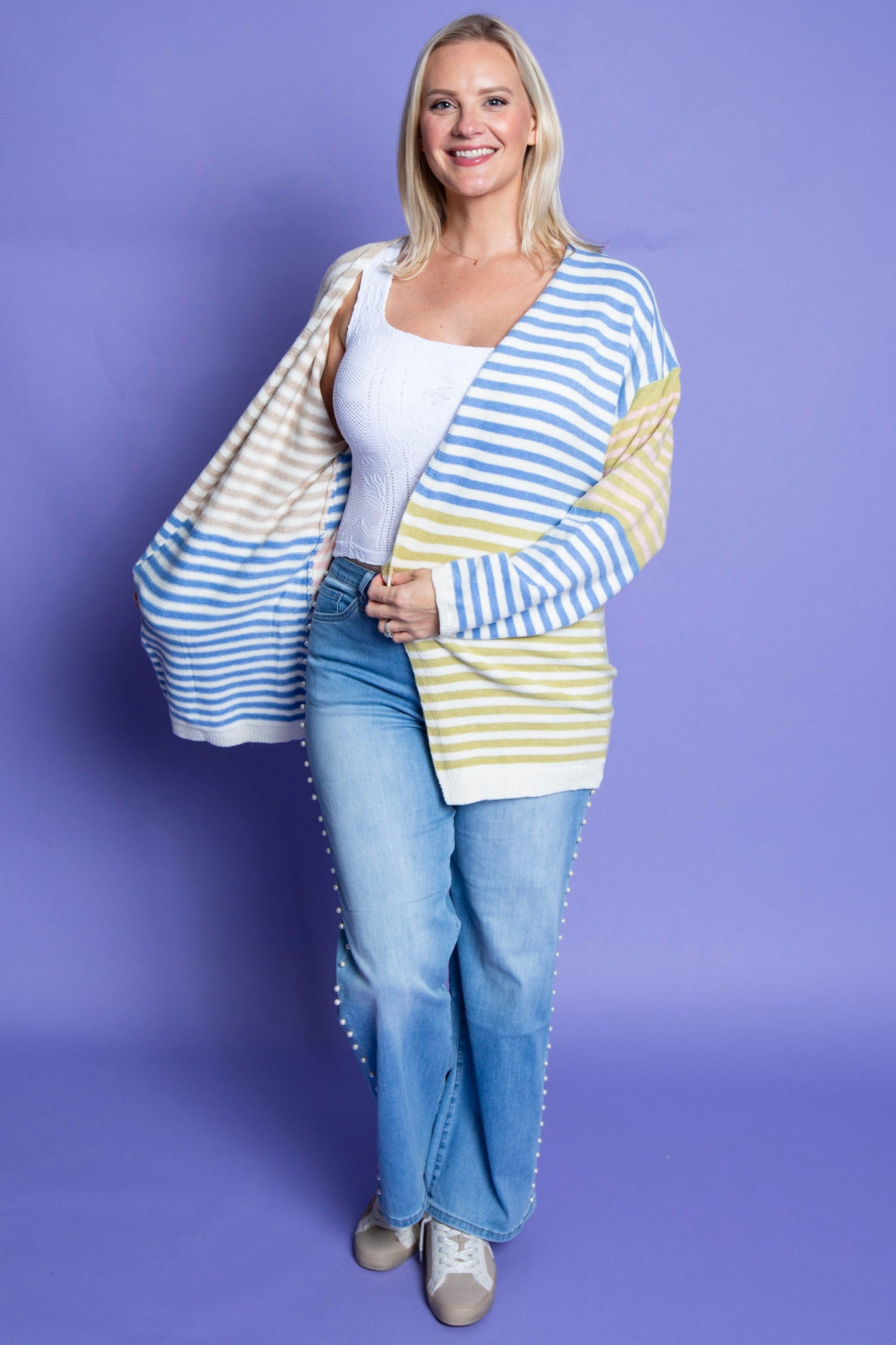 Stripe Me Up Cardigan