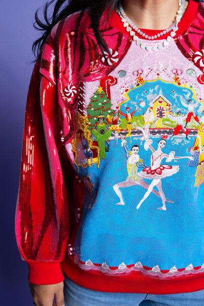 QUEEN OF SPARKLES | Nutcracker Ballet Stage Scene Sweatshirt