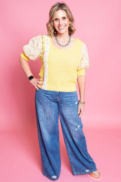 Mica High Rise Wide Leg Jeans