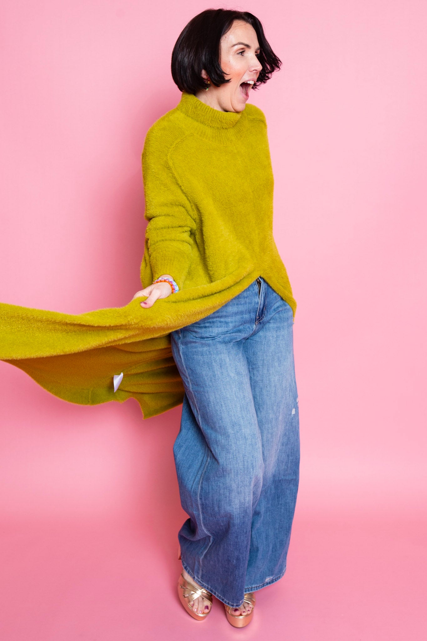 Evergreen Sweater Split