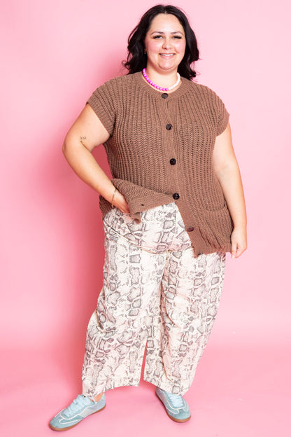 Snake Print Pants | Reg & Plus