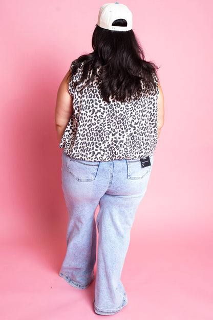 Ivory Leopard Top | Reg & Plus