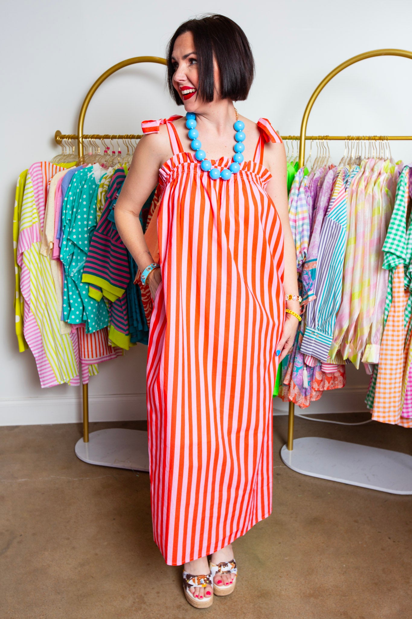 Candy Striped Dress
