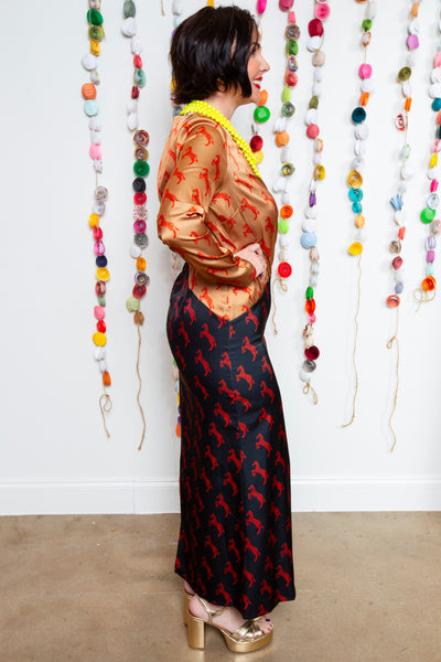 Alden Adair | Crimson Birdie Dress