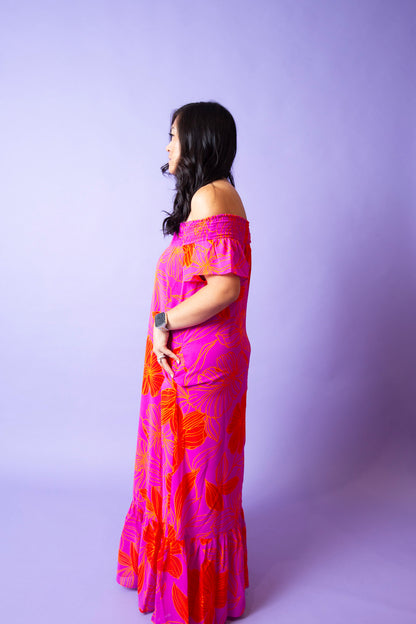 Hibiscus Haze Dress