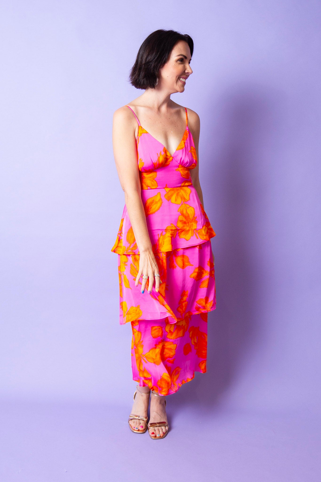 Flamingo Fields Dress
