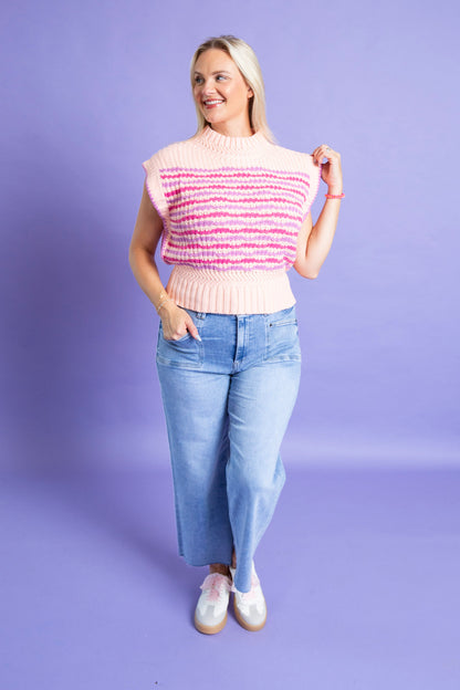 Twisted Stripes Top