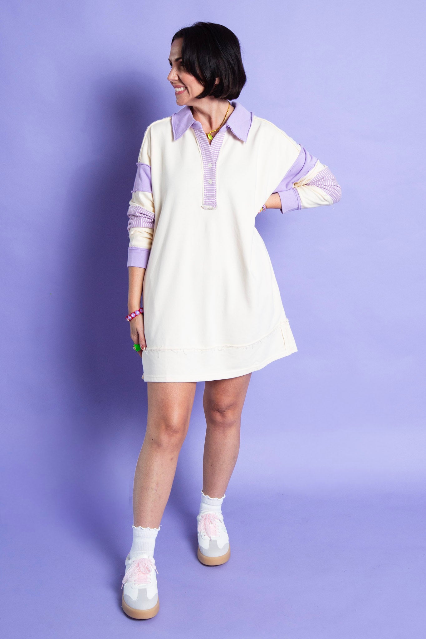 Lilac Varsity Tunic