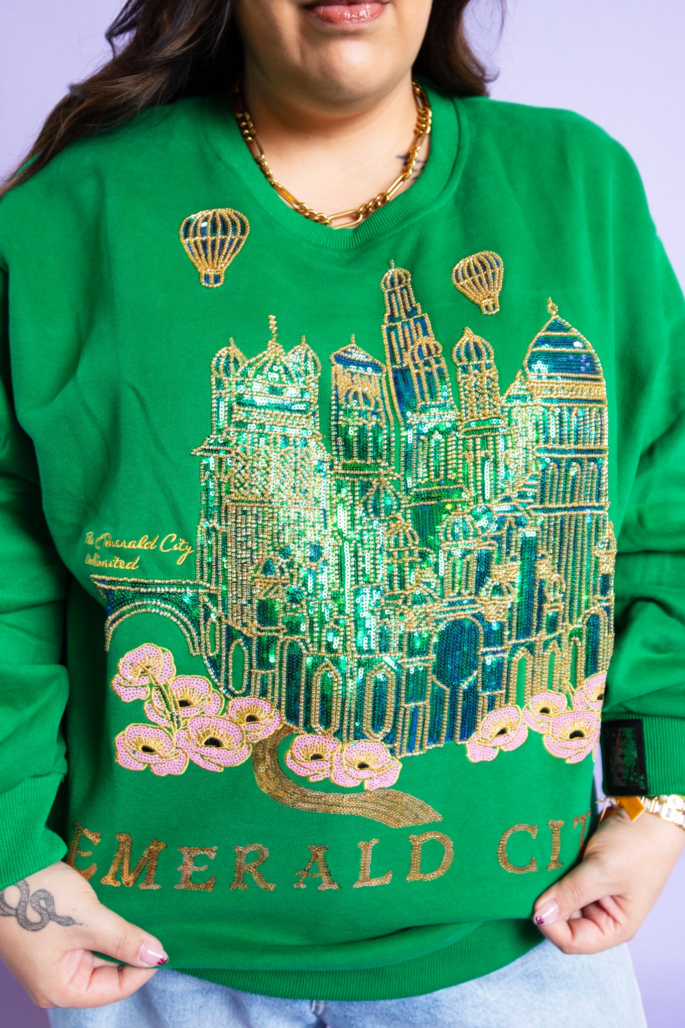 QUEEN OF SPARKLES | Licensed Emerald City Sweater