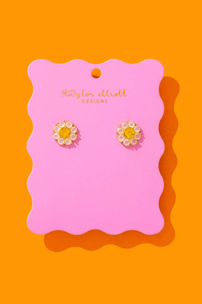 Taylor Elliott | Caroline Stud | Yellow