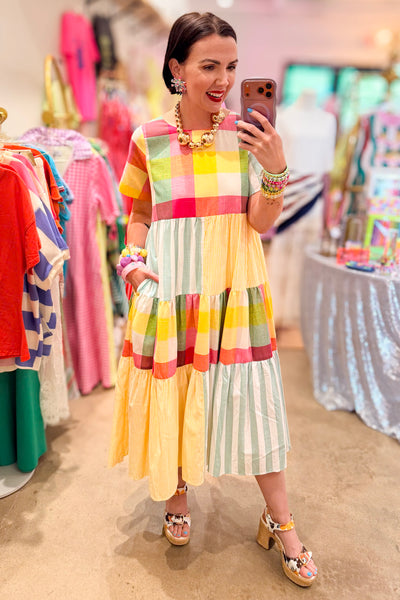 Patchwork Daisy Dress