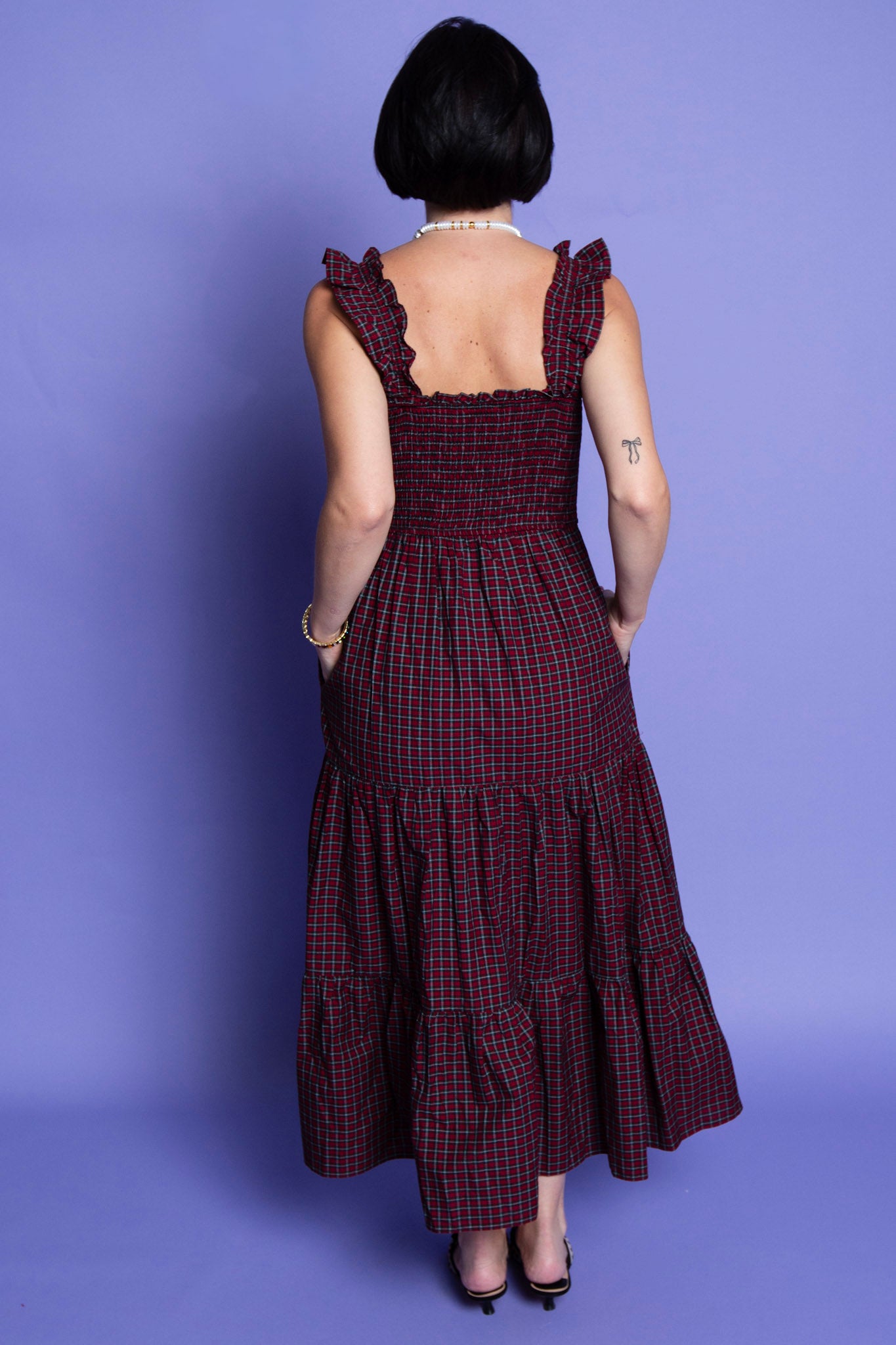 Ruby Plaid Dress