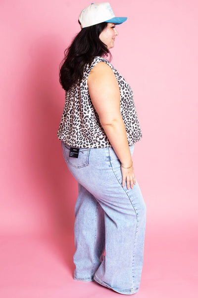 Ivory Leopard Top | Reg & Plus